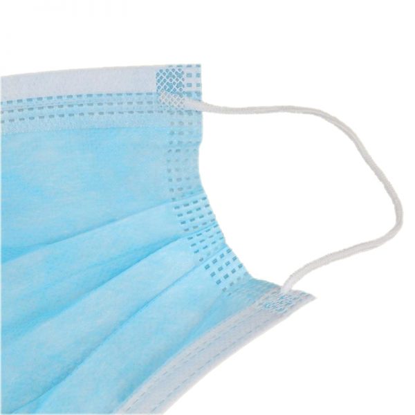 3-Ply Disposable, Foldable, Melt Blown Safety Masks Packs of 50-200 - Image 4