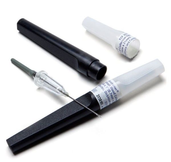 22G BD Vacutainer Eclipse Multi Safety Latex Free Needles Blood Collection with Luer Adapter 48 Needles a Box - Image 2