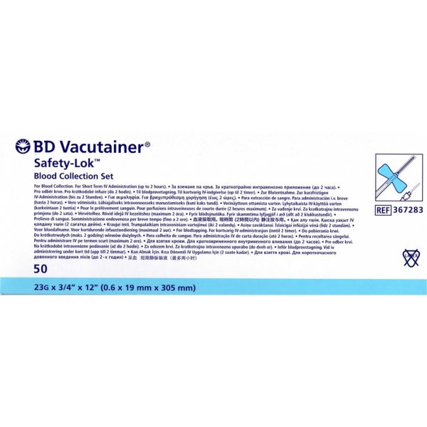 Butterfly - Safety Vacutainer®, 21G 23G or 25G (box of 50) - The web's #1  shop to buy ECG & EKG Electrodes, Centrifuges, EKG Machines, and Butterfly  Needles.