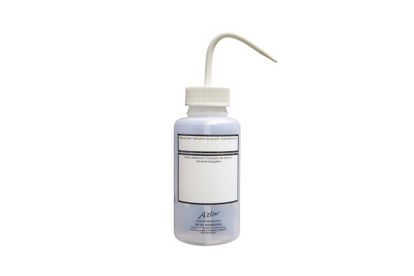 GHS Customizable Labels LDPE Wash Bottles DIY White, 500mL 1, 2, 3, & 5 Packs - Image 3