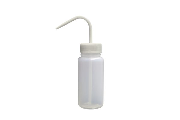 Globe Scientific LDPE Wash Bottles, 250ml / 8 Ounces DIY (Blank Packs, White)