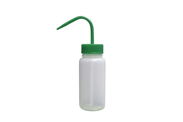 Globe Scientific LDPE Wash Bottles, 250ml / 8 Ounces DIY (Blank Packs, Green)