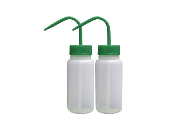 Globe Scientific LDPE Wash Bottles, 250ml / 8 Ounces DIY (Blank Packs, Green) - Image 2