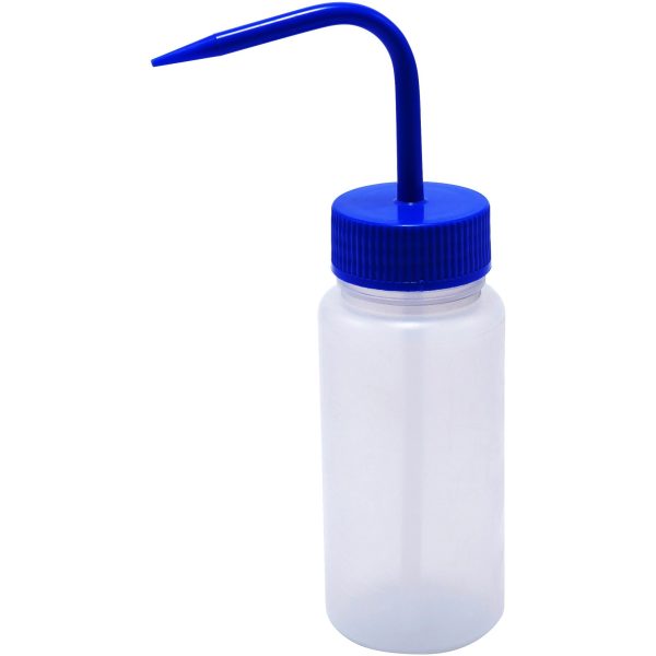 Globe Scientific LDPE Wash Bottles, 1000ml / 32 Ounces DIY (Blank Packs, Blue)