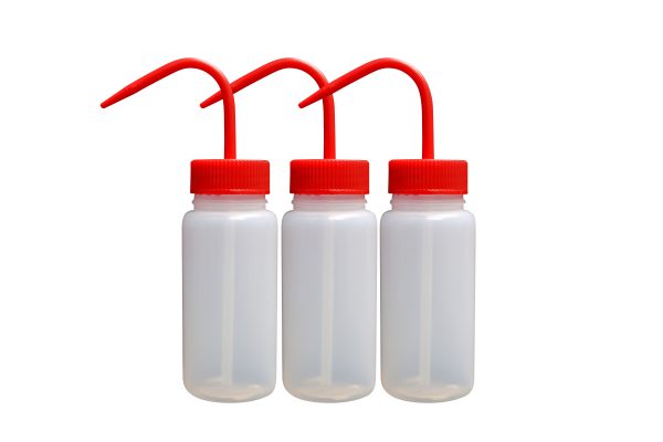 Globe Scientific LDPE Wash Bottles, 1000ml / 32 Ounces DIY (Blank Packs, Red) - Image 4