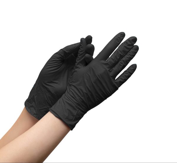 Nitrile Examination Gloves Black, 6 mil, Powder Free, Disposable by Nexus, Sizes S-XL, 100 bx PN: NX-1159 - Image 3