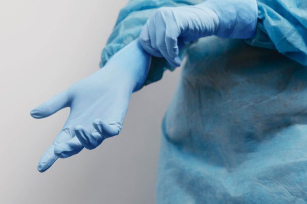 Nitrile Examination Gloves Blue, Powder Free, Disposable by Sun Health, Sizes S-XL, 100 Bx BC-1158 - Image 5