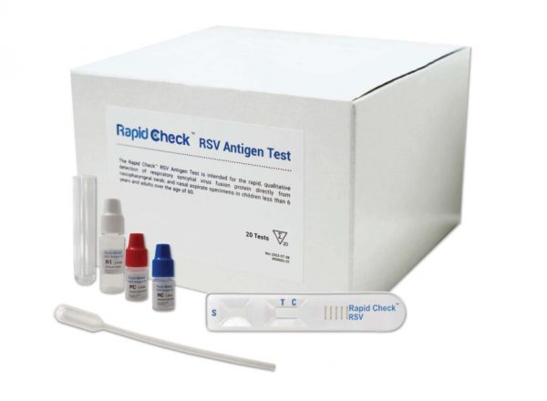 Rapid Check™ Respiratory Syncytial Virus RSV Antigen Test, CLIA Waived, 20/Box